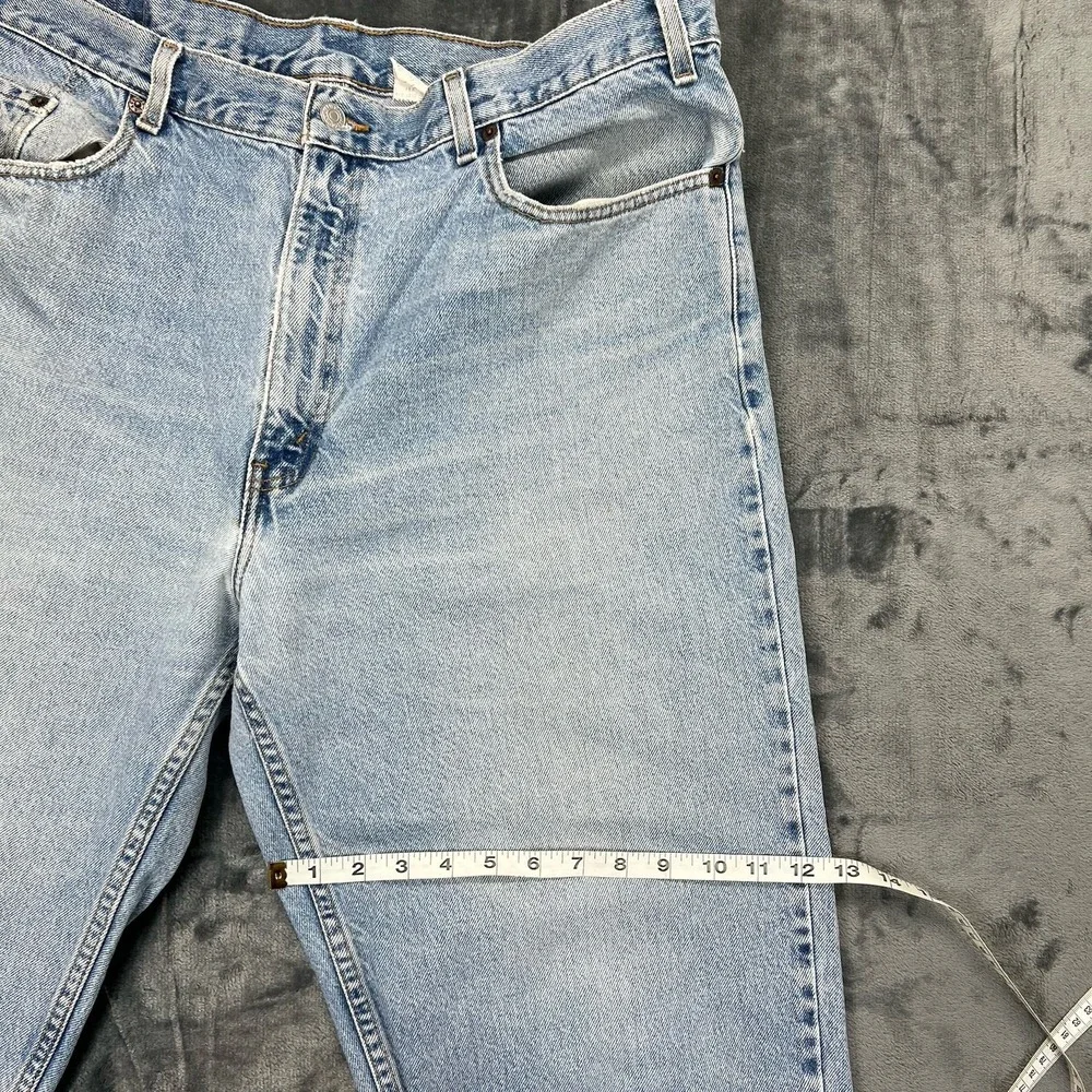 VTG 2002 Levis 901 Relaxed Straight Leg Jeans Mens 40x30 Light Wash Blue Denim‎